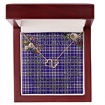 To My Beautiful Soulmate Necklace In Your Eyes I Have Found My Home Clan Allardice Tartan Everlasting Love Necklace, Gift For Women, Gift For Wife, Gift For Girl Friend, Gift For Mother, Gift For Grandmother, Gift for Sister, Gift For Daughter, Gift for Mom