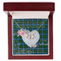 Gift To My Beautiful Girlfriend Valentine Necklace For Soulmate Anniversary Clan Fletcher Ancient Tartan Everlasting Love Necklace, Gift For Women, Gift For Wife, Gift For Girl Friend, Gift For Mother, Gift For Grandmother, Gift for Sister, Gift For Daughter, Gift for Mom