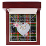 Gift To My Beautiful Girlfriend Valentine Necklace For Soulmate Anniversary Clan Francis Tartan Everlasting Love Necklace, Gift For Women, Gift For Wife, Gift For Girl Friend, Gift For Mother, Gift For Grandmother, Gift for Sister, Gift For Daughter, Gift for Mom