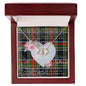 Gift To My Beautiful Girlfriend Valentine Necklace For Soulmate Anniversary Clan Francis Tartan Everlasting Love Necklace, Gift For Women, Gift For Wife, Gift For Girl Friend, Gift For Mother, Gift For Grandmother, Gift for Sister, Gift For Daughter, Gift for Mom