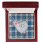 Gift To My Beautiful Girlfriend Valentine Necklace For Soulmate Anniversary Clan Muirhead Blue Tartan Everlasting Love Necklace,valentine necklace, necklace girlfriend, necklace for wife, cute necklaces for girlfriend, jewelry for girlfriend, to my soulmate necklace, to my future wife necklace,