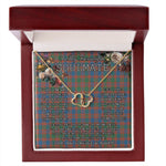 To My Beautiful Soulmate Necklace In Your Eyes I Have Found My Home Clan MacIntyre Ancient Tartan Forever Love Necklace Tartan Gift for Girlfriend Everlasting Love Necklace