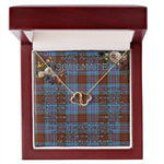 To My Beautiful Soulmate Necklace In Your Eyes I Have Found My Home Clan Anderson Modern Tartan Everlasting Love Necklace, Gift For Women, Gift For Wife, Gift For Girl Friend, Gift For Mother, Gift For Grandmother, Gift for Sister, Gift For Daughter, Gift for Mom