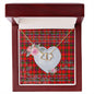 Gift To My Beautiful Girlfriend Valentine Necklace For Soulmate Anniversary Clan MacColl Modern Tartan Everlasting Love Necklace,valentine necklace, necklace girlfriend, necklace for wife, cute necklaces for girlfriend, jewelry for girlfriend, to my soulmate necklace, to my future wife necklace,