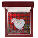 Gift To My Beautiful Girlfriend Valentine Necklace For Soulmate Anniversary Clan Maule Ancient Tartan Everlasting Love Necklace,valentine necklace, necklace girlfriend, necklace for wife, cute necklaces for girlfriend, jewelry for girlfriend, to my soulmate necklace, to my future wife necklace,