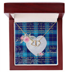 Gift To My Beautiful Girlfriend Valentine Necklace For Soulmate Anniversary Clan McKerrell Tartan Everlasting Love Necklace,valentine necklace, necklace girlfriend, necklace for wife, cute necklaces for girlfriend, jewelry for girlfriend, to my soulmate necklace, to my future wife necklace,