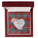 Gift To My Beautiful Girlfriend Valentine Necklace For Soulmate Anniversary Clan MacLeay Tartan Everlasting Love Necklace,valentine necklace, necklace girlfriend, necklace for wife, cute necklaces for girlfriend, jewelry for girlfriend, to my soulmate necklace, to my future wife necklace,