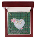Gift To My Beautiful Girlfriend Valentine Necklace For Soulmate Anniversary Clan Ross Hunting Ancient Tartan Everlasting Love Necklace,valentine necklace, necklace girlfriend, necklace for wife, cute necklaces for girlfriend, jewelry for girlfriend, to my soulmate necklace, to my future wife necklace,