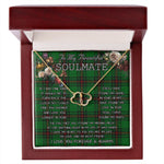 To My Beautiful Soulmate Necklace In Your Eyes I Have Found My Home Clan Orrock Tartan Everlasting Love Necklace