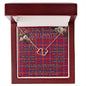 To My Beautiful Soulmate Necklace In Your Eyes I Have Found My Home Clan Hamilton Modern Tartan Everlasting Love Necklace