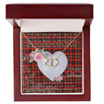 Gift To My Beautiful Girlfriend Valentine Necklace For Soulmate Anniversary Clan Innes Tartan Everlasting Love Necklace,valentine necklace, necklace girlfriend, necklace for wife, cute necklaces for girlfriend, jewelry for girlfriend, to my soulmate necklace, to my future wife necklace,