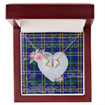 Gift To My Beautiful Girlfriend Valentine Necklace For Soulmate Anniversary Clan Weir Tartan Everlasting Love Necklace,valentine necklace, necklace girlfriend, necklace for wife, cute necklaces for girlfriend, jewelry for girlfriend, to my soulmate necklace, to my future wife necklace,