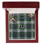 To My Beautiful Soulmate Necklace In Your Eyes I Have Found My Home Clan Blackwatch Dress Modern Tartan Everlasting Love Necklace