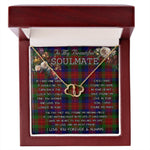 To My Beautiful Soulmate Necklace In Your Eyes I Have Found My Home Clan Tennant Tartan Everlasting Love Necklace