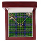 To My Beautiful Soulmate Necklace In Your Eyes I Have Found My Home Clan Rollo Tartan Forever Love Necklace Tartan Gift for Girlfriend Everlasting Love Necklace