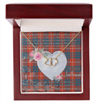 Gift To My Beautiful Girlfriend Valentine Necklace For Soulmate Anniversary Clan Hamilton Ancient Tartan Everlasting Love Necklace, Gift For Women, Gift For Wife, Gift For Girl Friend, Gift For Mother, Gift For Grandmother, Gift for Sister, Gift For Daughter, Gift for Mom