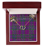 To My Beautiful Soulmate Necklace In Your Eyes I Have Found My Home Clan Wardlaw Tartan Everlasting Love Necklace