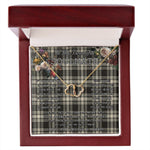 To My Beautiful Soulmate Necklace In Your Eyes I Have Found My Home Clan Menzies Ancient Tartan Forever Love Necklace Tartan Gift for Girlfriend Everlasting Love Necklace