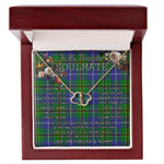 To My Beautiful Soulmate Necklace In Your Eyes I Have Found My Home Clan Turnbull Hunting Tartan Everlasting Love Necklace