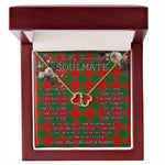 To My Beautiful Soulmate Necklace In Your Eyes I Have Found My Home Clan Moncrieffe Tartan Forever Love Necklace Tartan Gift for Girlfriend Everlasting Love Necklace