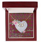 Gift To My Beautiful Girlfriend Valentine Necklace For Soulmate Anniversary Clan Lumsden Modern Tartan Everlasting Love Necklace,valentine necklace, necklace girlfriend, necklace for wife, cute necklaces for girlfriend, jewelry for girlfriend, to my soulmate necklace, to my future wife necklace,