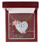 Gift To My Beautiful Girlfriend Valentine Necklace For Soulmate Anniversary Clan Lumsden Modern Tartan Everlasting Love Necklace,valentine necklace, necklace girlfriend, necklace for wife, cute necklaces for girlfriend, jewelry for girlfriend, to my soulmate necklace, to my future wife necklace,