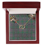 To My Beautiful Soulmate Necklace In Your Eyes I Have Found My Home Clan MacFarlane Hunting Tartan Forever Love Necklace Tartan Gift for Girlfriend Everlasting Love Necklace