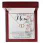 To Mom - From Bonus Daughter - Woman Like No Other Mother's Day Necklace, Mother's Day Everlasting Love Necklace