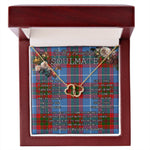To My Beautiful Soulmate Necklace In Your Eyes I Have Found My Home Clan Newton Tartan Everlasting Love Necklace