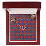 To My Beautiful Soulmate Necklace In Your Eyes I Have Found My Home Clan McKerrell Red Tartan Forever Love Necklace Tartan Gift for Girlfriend Everlasting Love Necklace