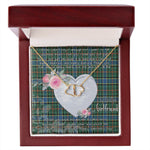 Gift To My Beautiful Girlfriend Valentine Necklace For Soulmate Anniversary Clan Ogilvie Hunting Ancient Tartan Everlasting Love Necklace,valentine necklace, necklace girlfriend, necklace for wife, cute necklaces for girlfriend, jewelry for girlfriend, to my soulmate necklace, to my future wife necklace,