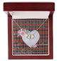Gift To My Beautiful Girlfriend Valentine Necklace For Soulmate Anniversary Clan MacDuff Ancient Tartan Everlasting Love Necklace,valentine necklace, necklace girlfriend, necklace for wife, cute necklaces for girlfriend, jewelry for girlfriend, to my soulmate necklace, to my future wife necklace,