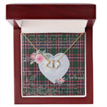 Gift To My Beautiful Girlfriend Valentine Necklace For Soulmate Anniversary Clan MacFarlane Tartan Everlasting Love Necklace,valentine necklace, necklace girlfriend, necklace for wife, cute necklaces for girlfriend, jewelry for girlfriend, to my soulmate necklace, to my future wife necklace,