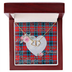 Gift To My Beautiful Girlfriend Valentine Necklace For Soulmate Anniversary Clan MacTavish Tartan Everlasting Love Necklace,valentine necklace, necklace girlfriend, necklace for wife, cute necklaces for girlfriend, jewelry for girlfriend, to my soulmate necklace, to my future wife necklace,