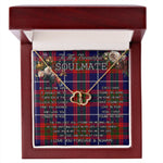 To My Beautiful Soulmate Necklace In Your Eyes I Have Found My Home Clan Pennycook Tartan Everlasting Love Necklace