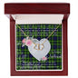 Gift To My Beautiful Girlfriend Valentine Necklace For Soulmate Anniversary Clan Campbell Of Breadalbane Modern Tartan Everlasting Love Necklace,valentine necklace, necklace girlfriend, necklace for wife, cute necklaces for girlfriend, jewelry for girlfriend, to my soulmate necklace, to my future wife necklace,