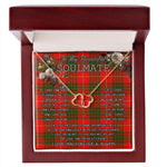 To My Beautiful Soulmate Necklace In Your Eyes I Have Found My Home Clan Cameron Modern Tartan Everlasting Love Necklace