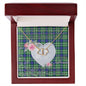 Gift To My Beautiful Girlfriend Valentine Necklace For Soulmate Anniversary Clan Learmonth Tartan Everlasting Love Necklace, Gift For Women, Gift For Wife, Gift For Girl Friend, Gift For Mother, Gift For Grandmother, Gift for Sister, Gift For Daughter, Gift for Mom