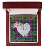 Gift To My Beautiful Girlfriend Valentine Necklace For Soulmate Anniversary Clan Selkirk Tartan Everlasting Love Necklace,valentine necklace, necklace girlfriend, necklace for wife, cute necklaces for girlfriend, jewelry for girlfriend, to my soulmate necklace, to my future wife necklace,
