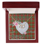 Gift To My Beautiful Girlfriend Valentine Necklace For Soulmate Anniversary Clan MacDougall of Lochcarron Tartan Everlasting Love Necklace,valentine necklace, necklace girlfriend, necklace for wife, cute necklaces for girlfriend, jewelry for girlfriend, to my soulmate necklace, to my future wife necklace,