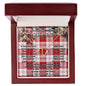 To My Beautiful Soulmate Necklace In Your Eyes I Have Found My Home Clan MenZies Red Tartan Forever Love Necklace Tartan Gift for Girlfriend Everlasting Love Necklace