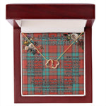 To My Beautiful Soulmate Necklace In Your Eyes I Have Found My Home Clan Dunbar Ancient Tartan Forever Love Necklace Tartan Gift for Girlfriend Everlasting Love Necklace