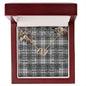 To My Beautiful Soulmate Necklace In Your Eyes I Have Found My Home Clan Douglas Grey Modern Tartan Forever Love Necklace Tartan Gift for Girlfriend Everlasting Love Necklace