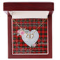 Gift To My Beautiful Girlfriend Valentine Necklace For Soulmate Anniversary Clan Wallace Tartan Everlasting Love Necklace,valentine necklace, necklace girlfriend, necklace for wife, cute necklaces for girlfriend, jewelry for girlfriend, to my soulmate necklace, to my future wife necklace,
