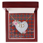 Gift To My Beautiful Girlfriend Valentine Necklace For Soulmate Anniversary Clan Fraser Tartan Everlasting Love Necklace, Gift For Women, Gift For Wife, Gift For Girl Friend, Gift For Mother, Gift For Grandmother, Gift for Sister, Gift For Daughter, Gift for Mom