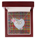 Gift To My Beautiful Girlfriend Valentine Necklace For Soulmate Anniversary Clan Drummond Of Strathallan Tartan Everlasting Love Necklace, Gift For Women, Gift For Wife, Gift For Girl Friend, Gift For Mother, Gift For Grandmother, Gift for Sister, Gift For Daughter, Gift for Mom