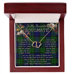 To My Beautiful Soulmate Necklace In Your Eyes I Have Found My Home Clan Campbell Tartan Everlasting Love Necklace