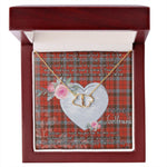 Gift To My Beautiful Girlfriend Valentine Necklace For Soulmate Anniversary Clan Robertson Weathered Tartan Everlasting Love Necklace,valentine necklace, necklace girlfriend, necklace for wife, cute necklaces for girlfriend, jewelry for girlfriend, to my soulmate necklace, to my future wife necklace,