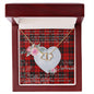 Gift To My Beautiful Girlfriend Valentine Necklace For Soulmate Anniversary Clan Ettrick Tartan Everlasting Love Necklace, Gift For Women, Gift For Wife, Gift For Girl Friend, Gift For Mother, Gift For Grandmother, Gift for Sister, Gift For Daughter, Gift for Mom
