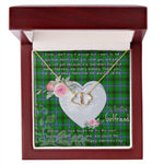 Gift To My Beautiful Girlfriend Valentine Necklace For Soulmate Anniversary Clan Henderson Ancient Tartan Everlasting Love Necklace, Gift For Women, Gift For Wife, Gift For Girl Friend, Gift For Mother, Gift For Grandmother, Gift for Sister, Gift For Daughter, Gift for Mom